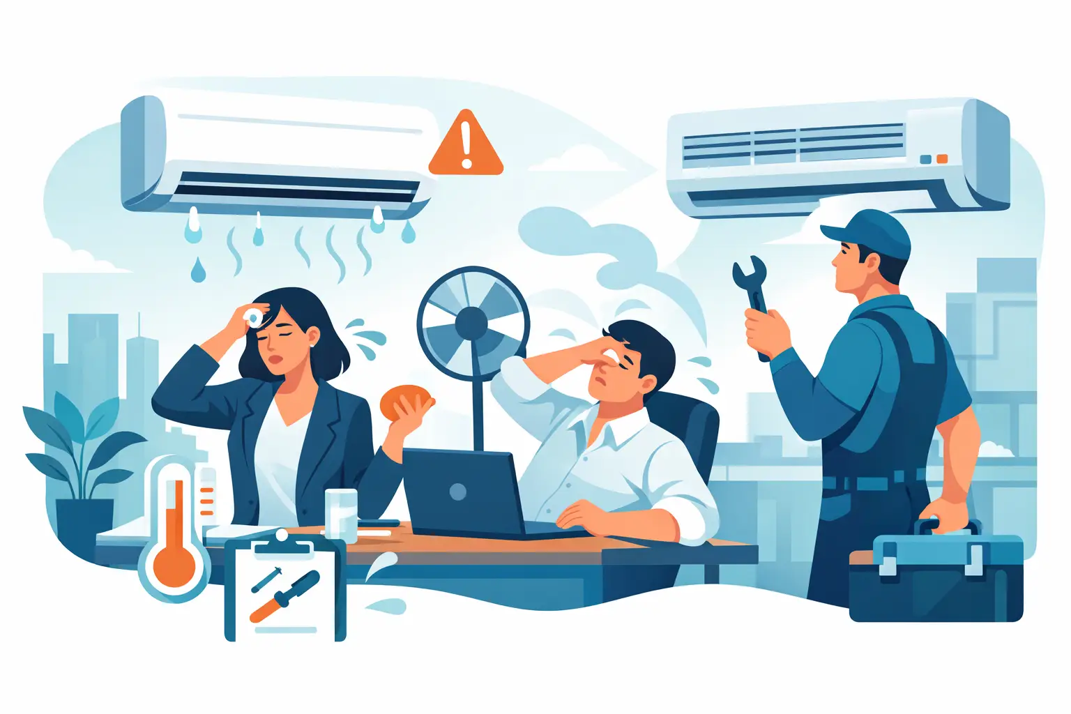 Air Conditioning Breakdown Response for Businesses