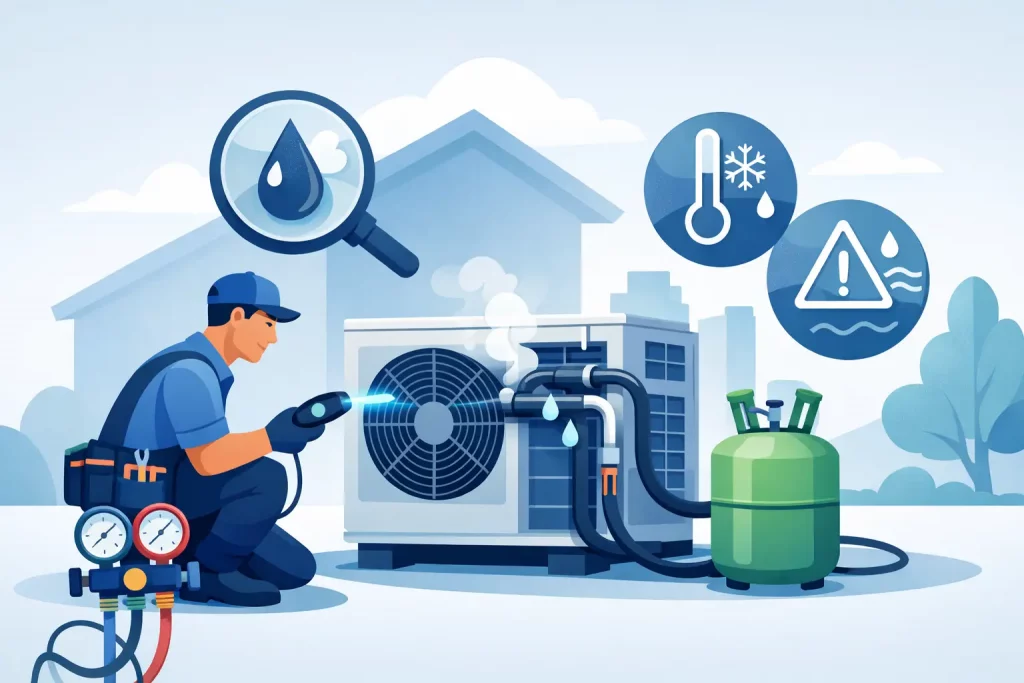 How to Spot Refrigerant Leaks Early