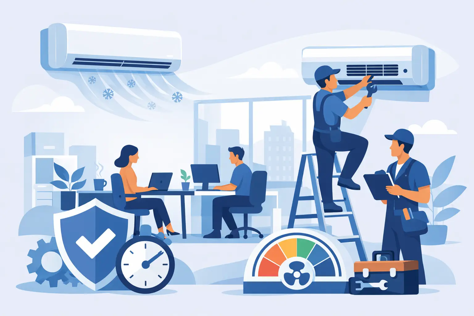 How to Reduce Aircon Downtime at Work