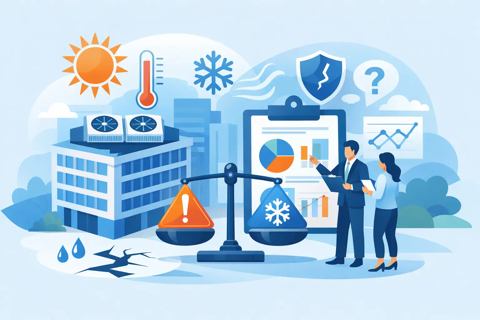 Building Cooling Risk Assessment for Business