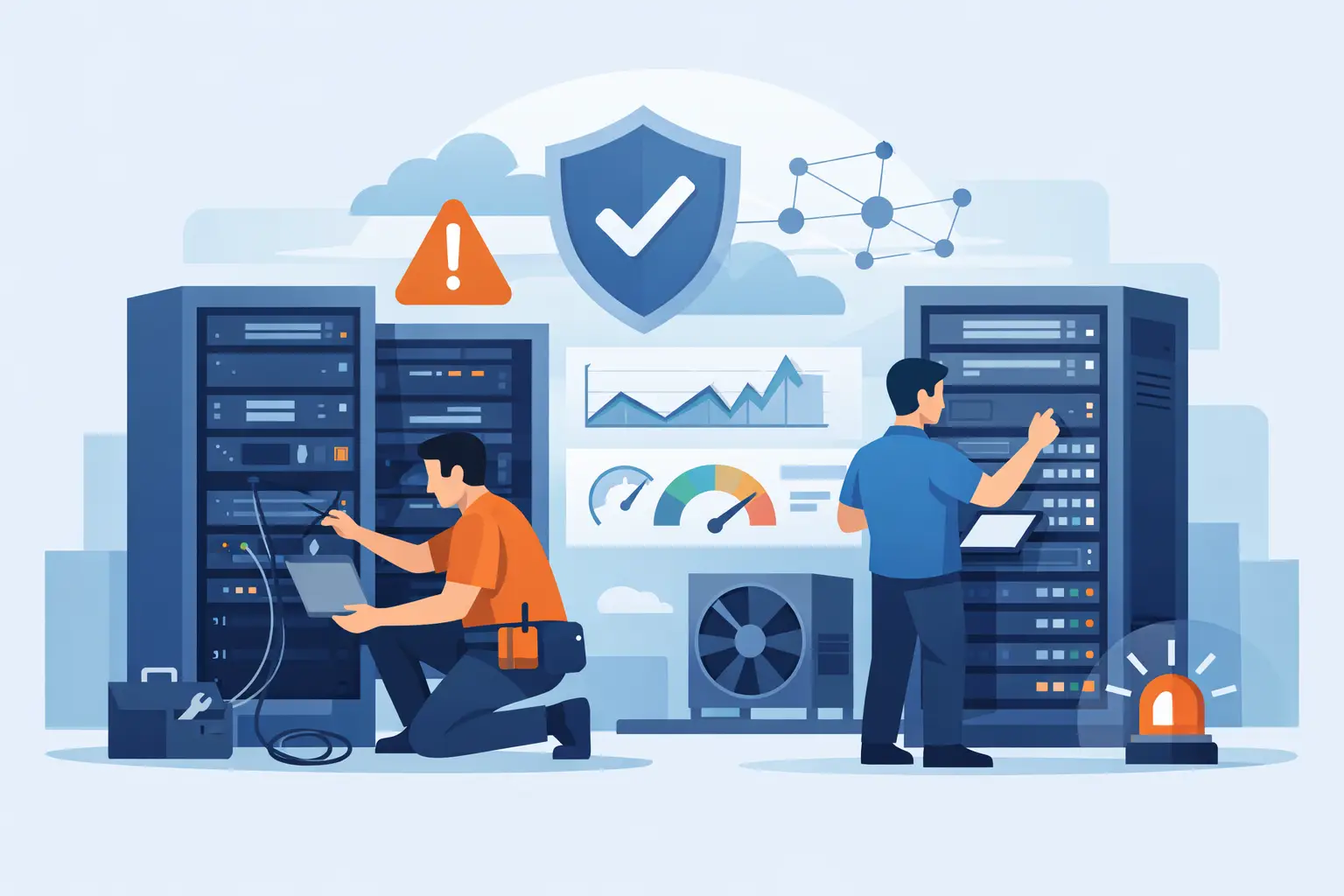 Server Room Maintenance Case Study on Preventing Downtime