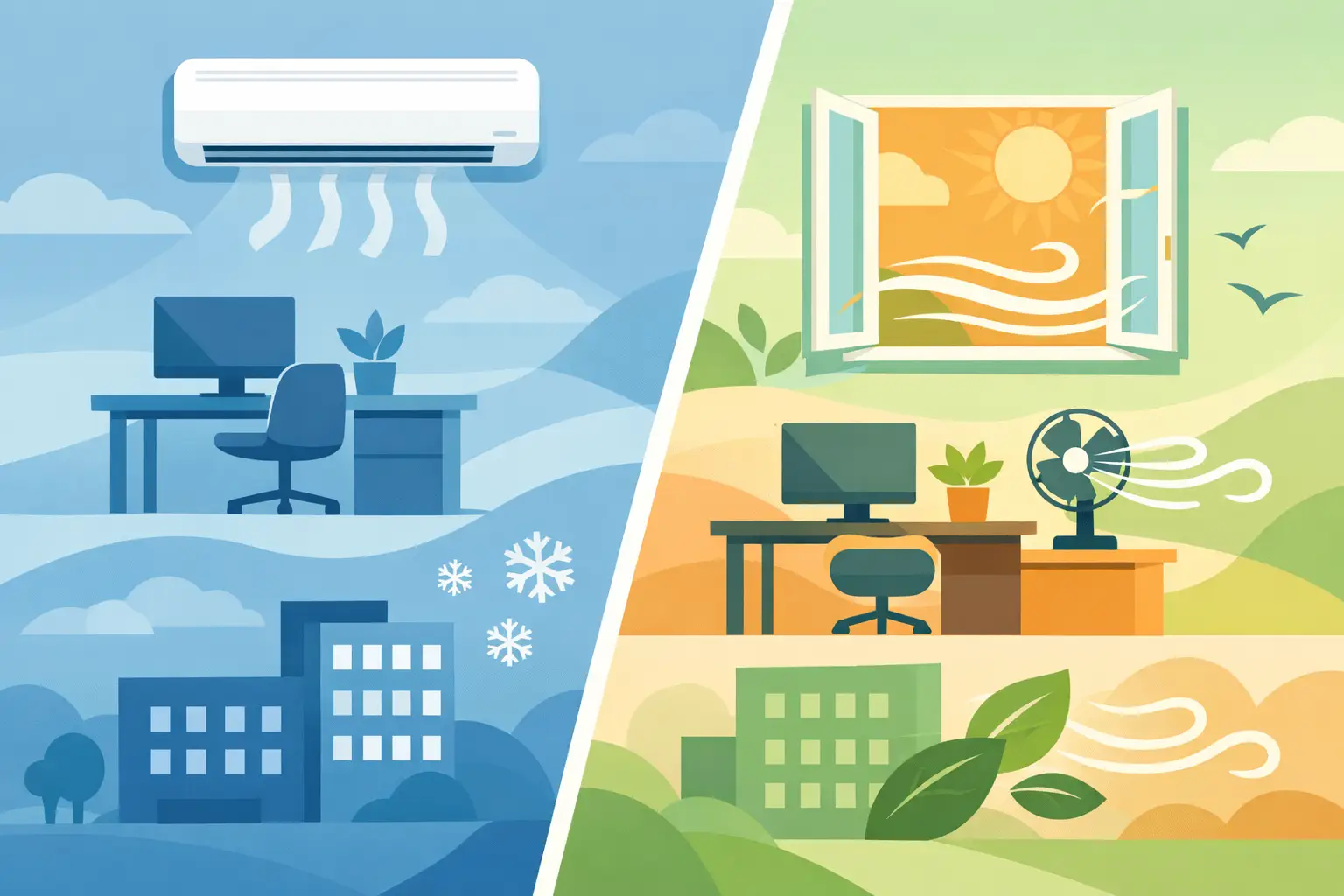 Air Conditioning Versus Ventilation for Businesses