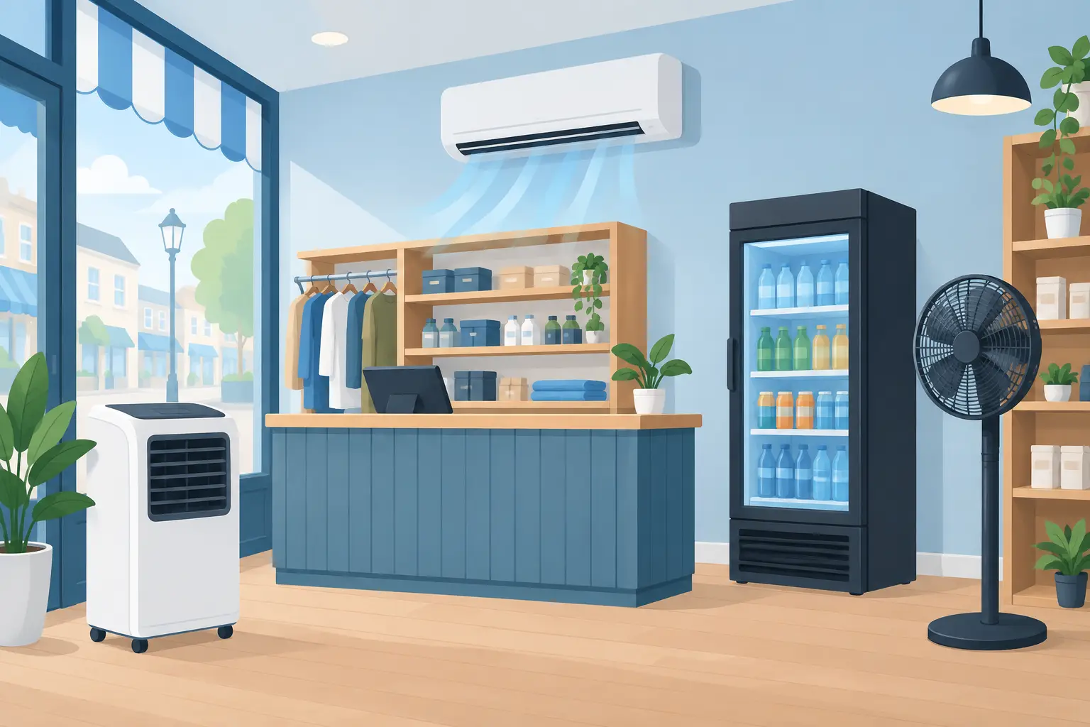 Best Cooling Solutions for Small Shops in the UK