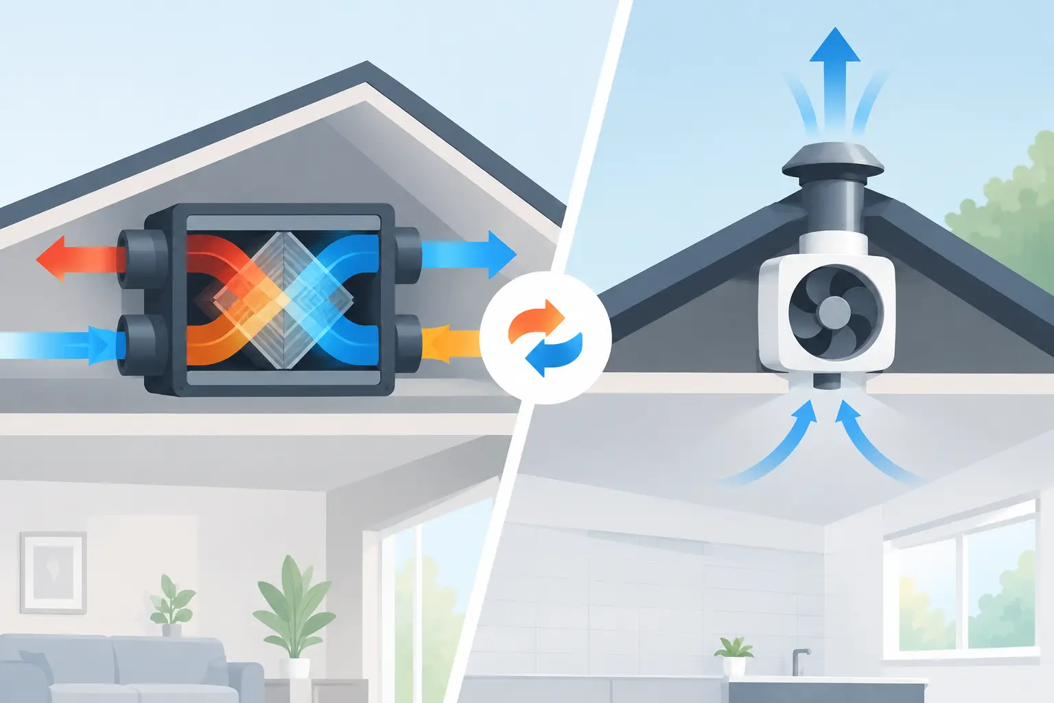 Heat Recovery Versus Extractor Fans Compared