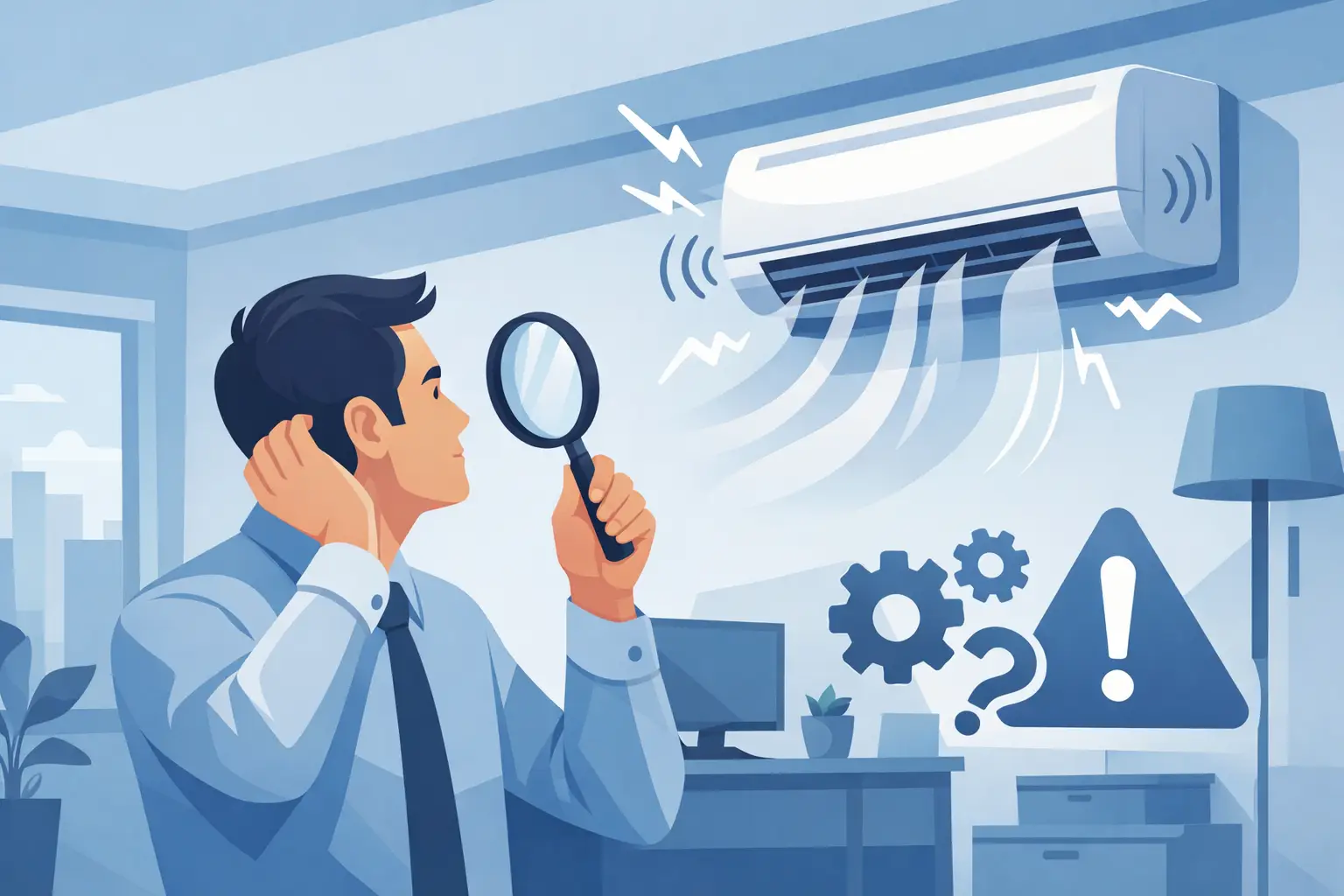 Why Is My Office Aircon Noisy? Common Causes