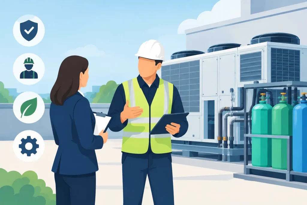 How to Choose F-Gas Contractors for Your Site