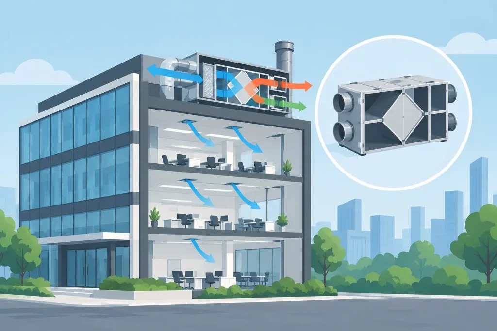 MVHR System Review for Commercial Buildings